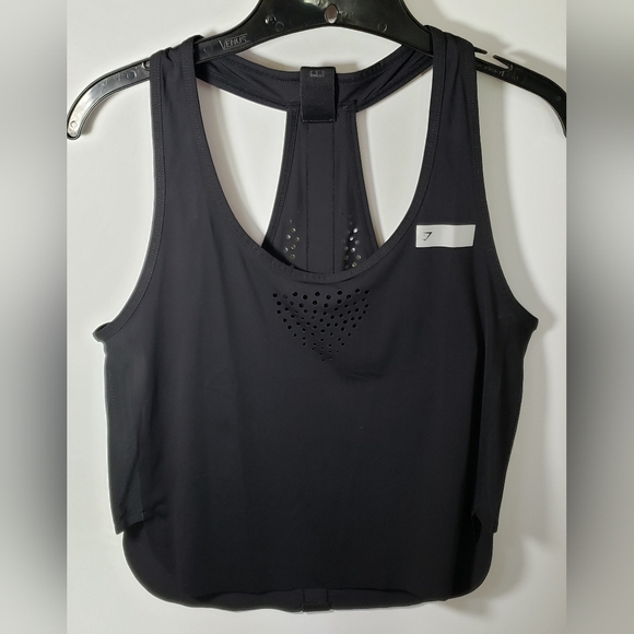 NWT Gymshark Women's Black Tank Size XS - Picture 1 of 12